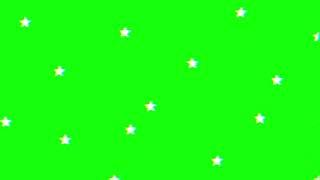 Glitch Stars Green Screen