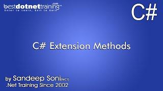 C# tutorial for beginners - Learn Extension Methods in C#
