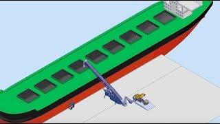 N-Line Self mobile conveyor with Intake Loop chain conveyor