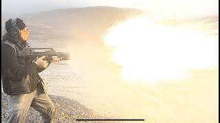 M41A Pulse Rifle Firing Dragons Breath Rounds