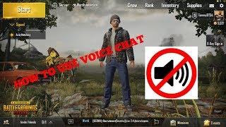 How To Voice Chat In PUBG Mobile - Microphone Fix