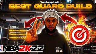 OVER POWERED POINT GUARD BUILD IN NBA 2K22! BEST BUILD FOR SHOOTING & DRIBBLING! COMP STAGE BUILD