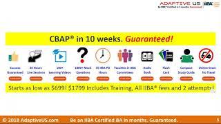 How to Prepare for CBAP Certification - IIBA Certified Business Analysis Professional Certification