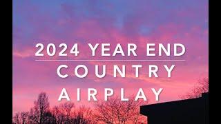 Billboard 2024 Top 100 Year-End Country Airplay Chart