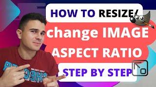 How to resize image by Aspect Ratio | Gimp | Step by Step