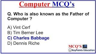 Computer Fundamental MCQ Part - 1 | computer fundamental mcq questions with answers