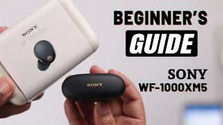 How To Use Sony WF-1000XM5 Earbuds! [Beginner's Guide]