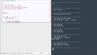 Python/CLI #1 – sys.argv