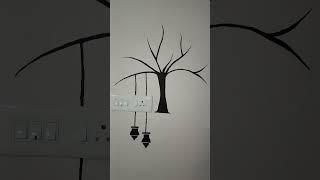 Switchboard Painting Design ideas  #wallpainting  #shorts  #treepainting