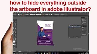 how to hide everything outside the artboard in adobe illustrator