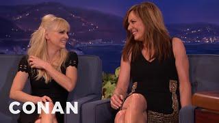 Anna Faris Likes To Fondle Allison Janney's Emmys | CONAN on TBS