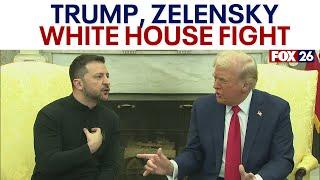 Trump, Zelensky shouting match: FULL VIDEO