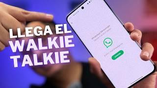 ¡WHATSAPP SE RENUEVA!  Llega el walkie talkie!!! (Novedades 2025)