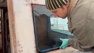 Trawler Window Replacement: New Glass | REFIT [Ep 5]