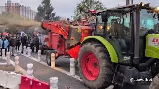 French Farmers Burn Effigies to Protest Proposed Free Trade Agreement