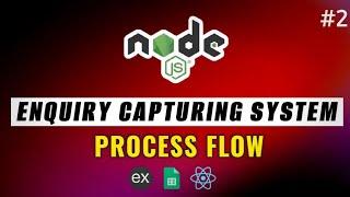 #2 - Process Flow | Enquiry Capturing System | Node JS Tutorial | JavaScript #coding