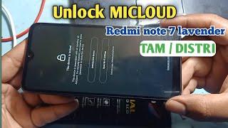 Redmi note 7 terkunci akun mi | Unlock micloud redmi note 7 lavender