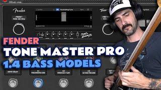 Fender Tone Master Pro 1.4 Update - BASS DEMO