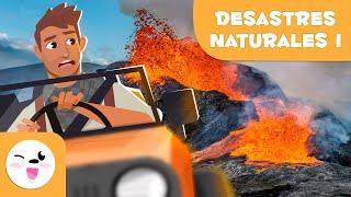 DESASTRES NATURALES para niños - TERREMOTO  VOLCÁN  TSUNAMI  HURACAN ️ TORNADO  INCENDIO