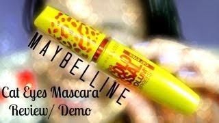 {MMM}: Maybelline Colossal Volum' Express CAT EYES Mascara Review/Demo!!