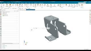 Siemens NX Sheet Metal: Creating a simple bracket