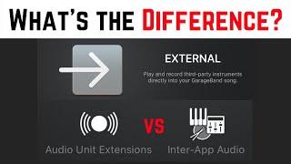 Audio Unit vs Inter-App - what's the difference? (AUv3 vs IAA)