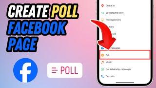 how to create a poll on facebook page