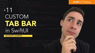 Create a custom tab bar in SwiftUI | Advanced Learning #11