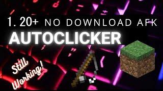 1.20+ Minecraft Autoclicker AFK | hold down a button while tabbed out! FREE NO DOWNLOAD