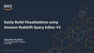 Easily Build Visualizations using Amazon Redshift Query Editor V2 | Amazon Web Services