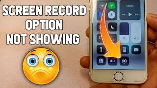 iPhone screen recorder option not showing problem, iPhone me screen record kese karen, screenrecord