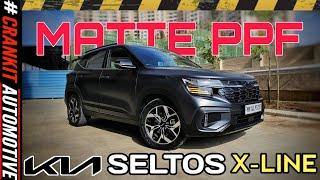 Best Matte PPF on Matte Kia Seltos X-Line Pune | Kia Seltos X-Line Matte PPF Pune Price