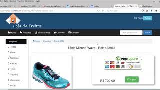 DEMONSTRAÇÃO DA LOJA VIRTUAL PHP 7