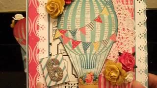 Birthday Card & Altered Letter for Little Liliana!