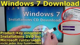 Windows 7 bei Microsoft runterladen - [gelöst] - ISO Image Download 32Bit + 64Bit von Microsoft