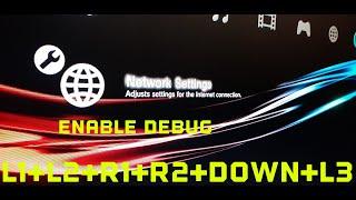 Enable debug setting | cfw 4.86 AIO webman | cfw online |cfw noBD/BT