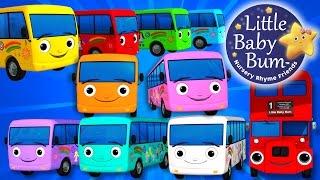 Ten Little Buses | Nursery Rhymes for Babies by LittleBabyBum - ABCs and 123s