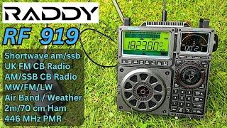 RADDY RF919 SW radio.  Receives just about EVERYTHING !