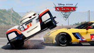 Cars 2 All Crashes | Cars Movie Remake | BeamNG.drive