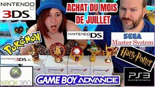 Je fais des folies comme d'hab  ACHATS JUILLET XBOX PLAYSTATION SEGA NINTENDO