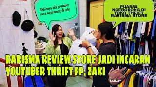 TOKO THRIFT RARISMA REVIEW KEDATANGAN YOUTUBER LAGI BELANJA SAMPE JUTAAN