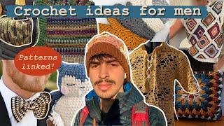 30+ crocheted gifts for guys