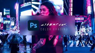 Cyberpunk Color Grading | Photoshop Color Effect | Cyberpunk Preset