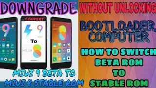 Downgrade miui 9 global beta rom to miui 8 stable rom for redmi 3s/prime| Msboys