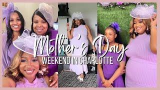 Weekend Vlog: Traveling to Charlotte + Mother's Day Brunch + Church OOTD