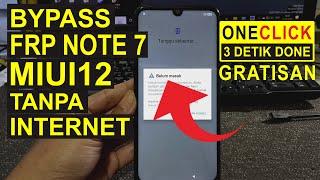 Bypass FRP Redmi Note 7 Lavender MIUI 12 Tanpa Internet