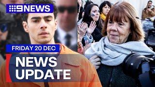 Potential death penalty for accused CEO killer; Historic French rape trial | 9 News Australia