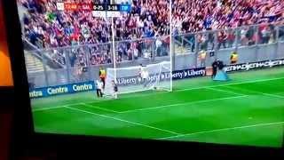 Shane Maloney scores the winning point for Galway v Tipperary