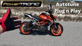 Duke 390 Powertronics Fuel X ECU Install