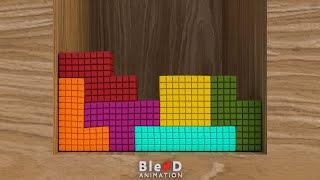 SOFTBODY TETRIS | SATISFYING & RELAXING